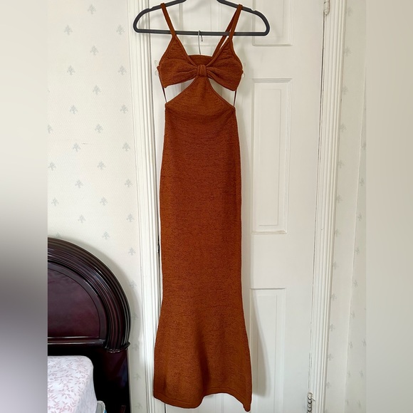 Cult Gaia Serita Dress in Amber - Picture 2 of 15